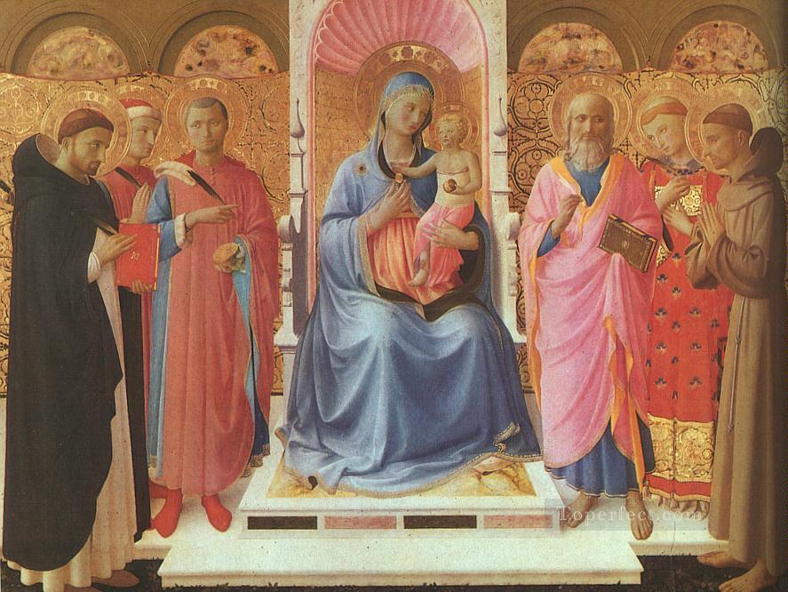 Annalena Altarpiece Renaissance Fra Angelico Oil Paintings